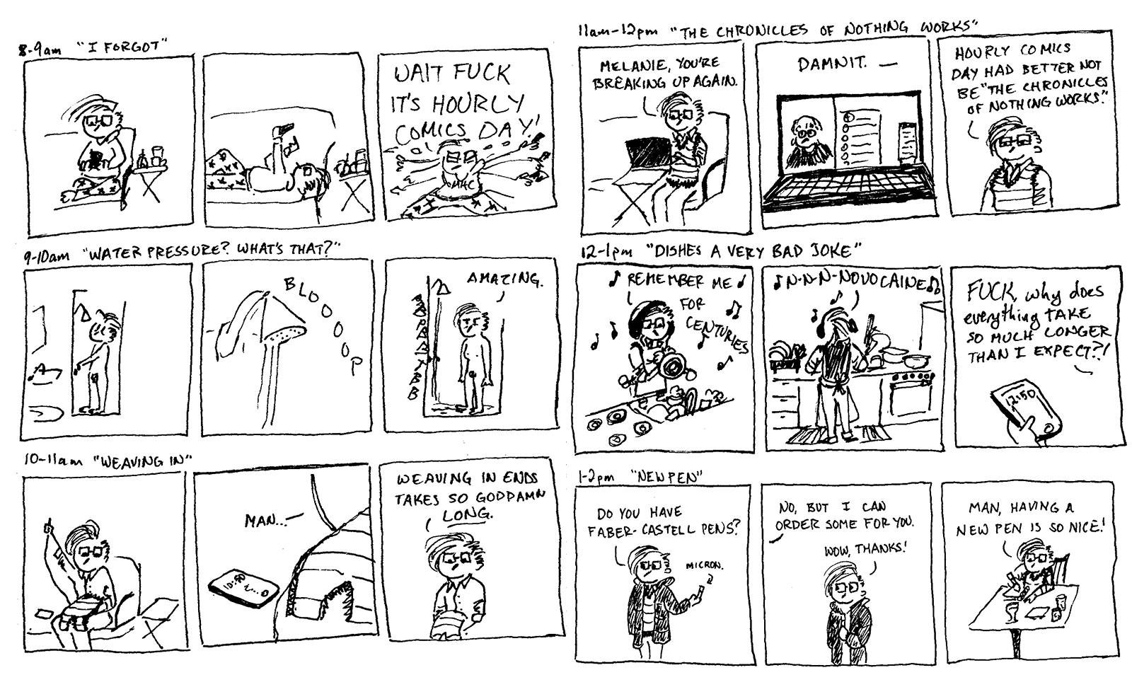 Conversations With Someone Who is Definitely Not God Hourly Comics Day 2018 Part 1